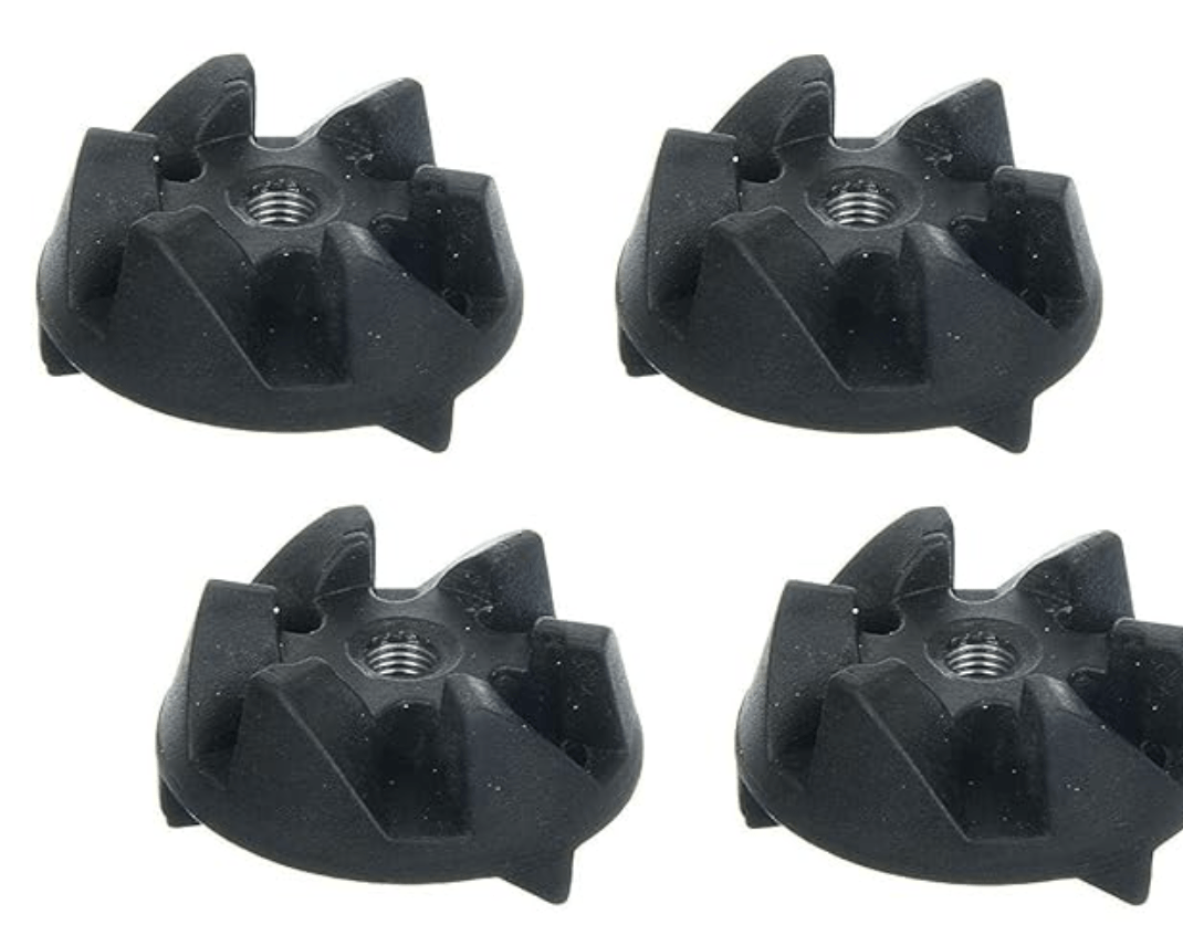 Rubber Coupler for PANASONIC Mixer Grinder jar's (4Units), (Black)