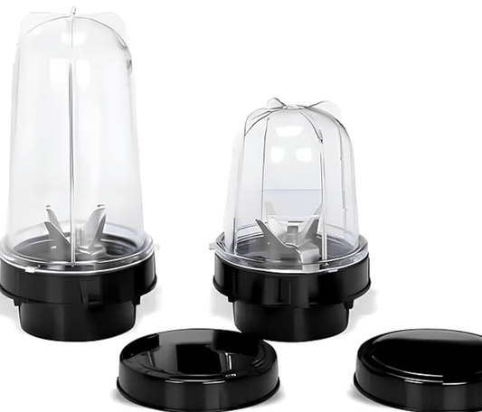 Bullet Juicer Jar Sets - Versatile Mixer Juicer Jar's (530 ml & 350 ml) (2)