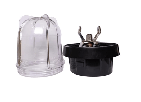 Mixer Bullet Juicer Jar - Compatible With Any Mixer, Transparent, Abs (300 Ml)