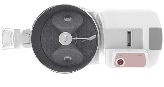 अल्ट्रा मिनी टेबल टॉप 1.25 लीटर वेट ग्राइंडर आटा गूंथने की मशीन के साथ, 110-वोल्ट (नया मॉडल), सफ़ेद, 1.25 लीटर