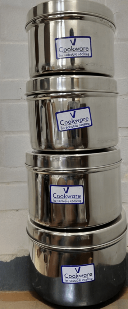 Vcookware Stackable Stainless Steel Food Storage Containers