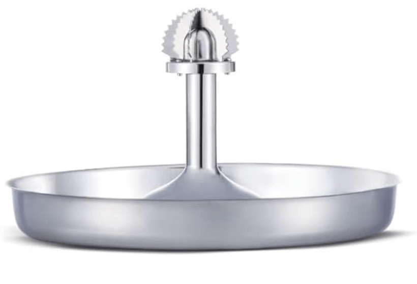 Dura+ 1.25 Liter Coconut Scraper (Silver)