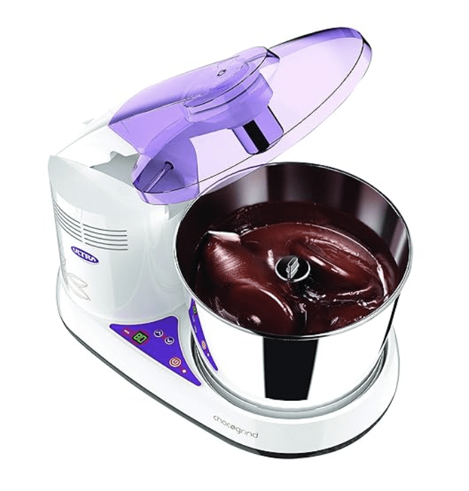 अल्ट्रा चॉकोग्राइंड 250W वेट ग्राइंडर 2 लीटर, ABS प्लास्टिक | 80 घंटे तक चलता है | उच्च ताप प्रतिरोधी