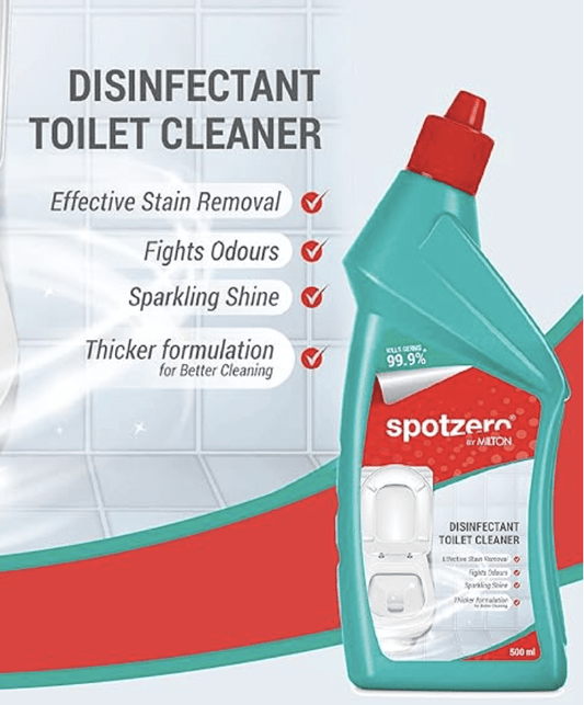 Spotzero By Milton Disinfectant Toilet Cleaner, 500 ml Each, 5 Pcs Set