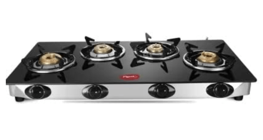 Pigeon Favorite 4Burner Glass Cooktop (Black)