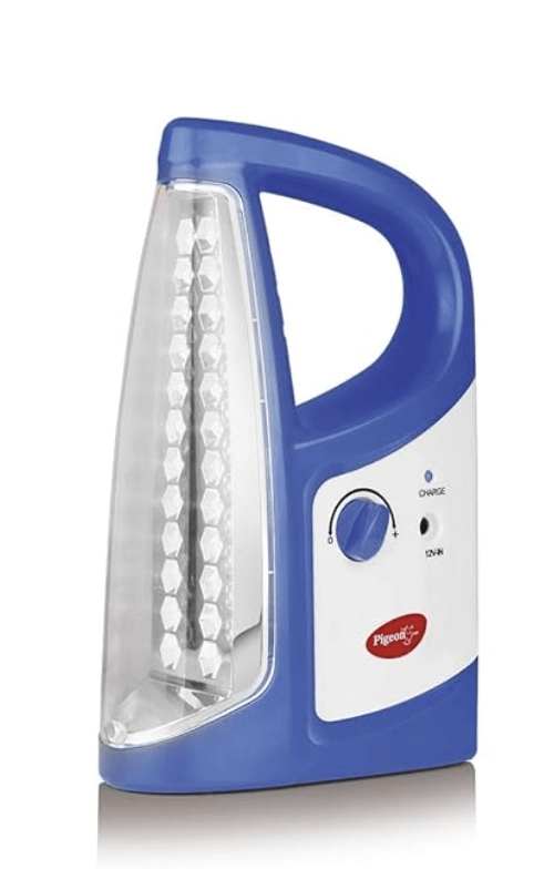 Pigeon by Stovekraft 12424 Equino LED Emergency Rechargeable Lamp with 1600 mAH and 50 Hours Backup (Blue)