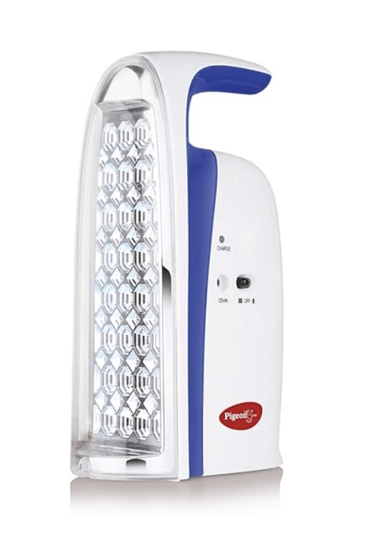 Pigeon by Stovekraft Theia Led Emergency Rechargeable Lamp with 3000 mAH and 150Hours (White)