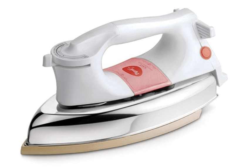 Pigeon by Stovekraft Gale Heavy Weight Dry Iron Press box. Electric Iron for wrinkle free clothes (1000 Watt)