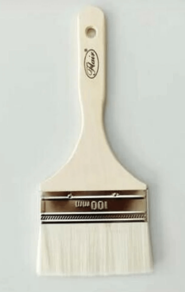Flair wooden hand nylon brush 100 mm