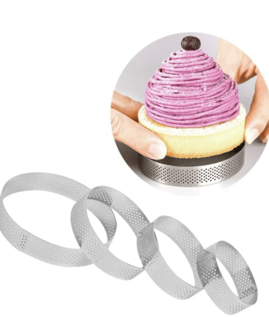 Flair tart ring perforated 6 inch