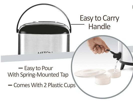 மில்டன் ஸ்டெல்லர் 12 தெர்மோஸ்டீல் வாட்டர் ஜக், 11.5 லிட்டர், வெள்ளி