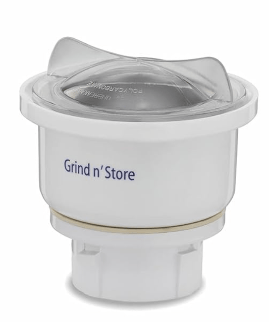 Preethi MGA-502 0.4-Litre Grind and Store Jar (White), stainless steel, Set of 1