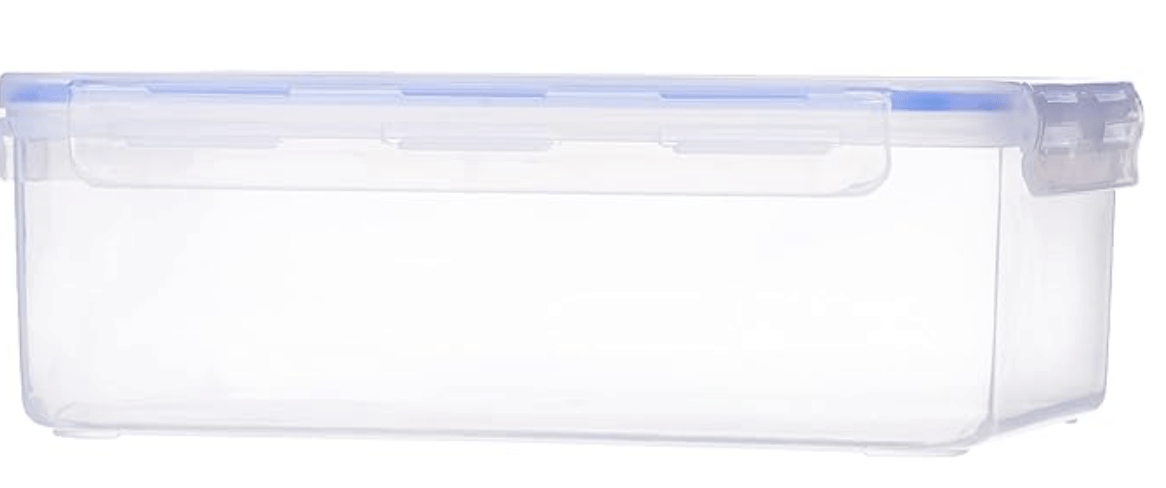 Aristo Lock & Fresh 401 Plastic Storage Container - 4600 ML, Transparent Clear, large (LOCK&FRESH401)(29.5 x 22.5x 10cm)