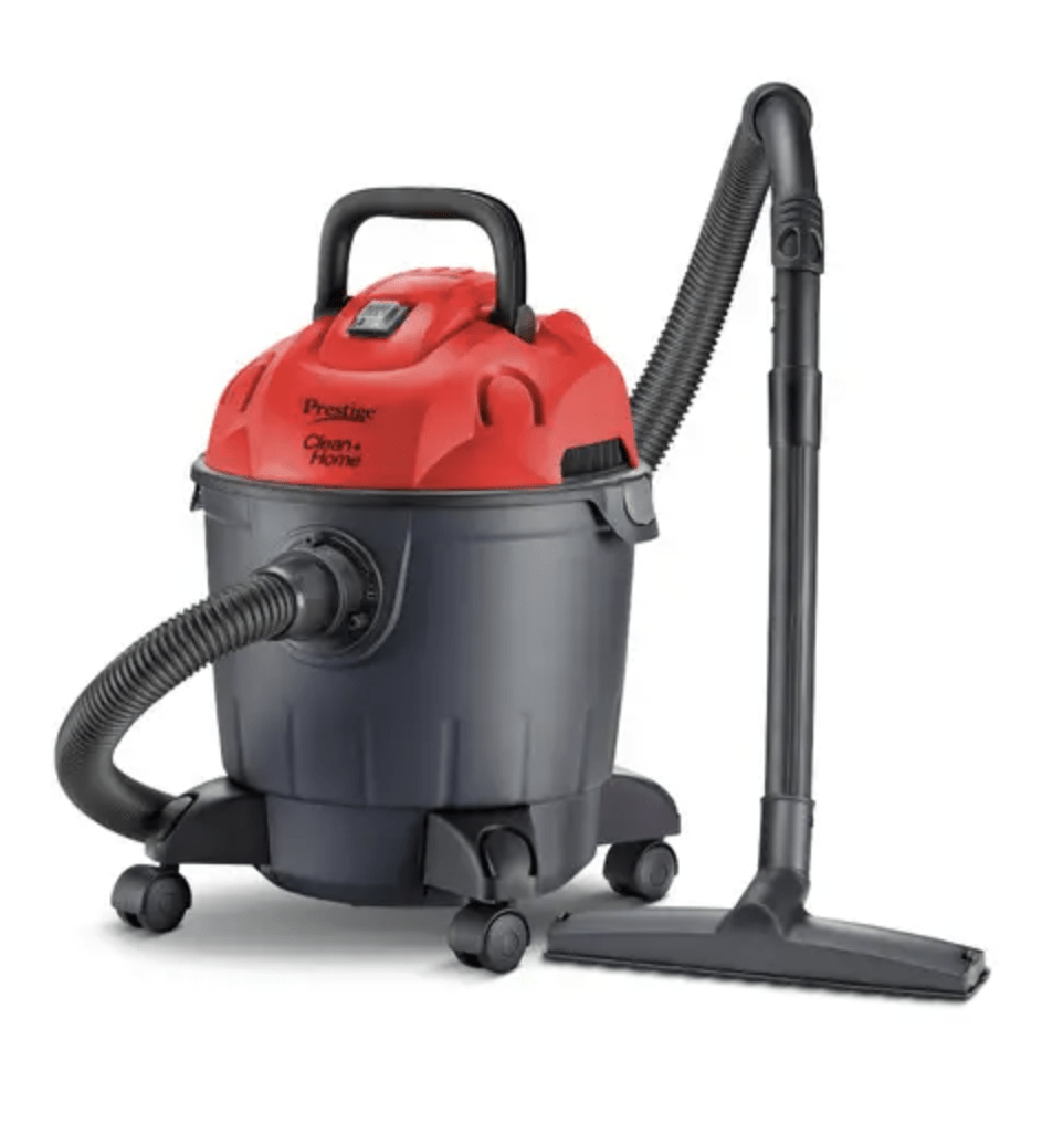 Prestige Typhoon 07 Wet & Dry Vacuum Cleaner 1200 W, Red