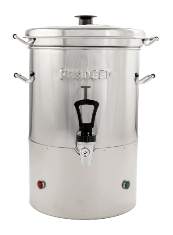 गर्म प्लेट के साथ चाय फिल्टर