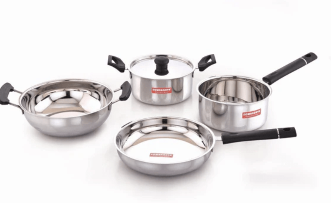 Ultima Induction Base Stainless Steel 5Pc Gift Set Sowbaghya