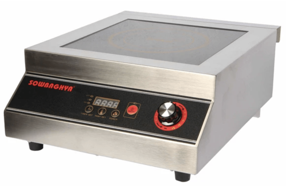 commercial table top induction stove 5000w sowbaghya