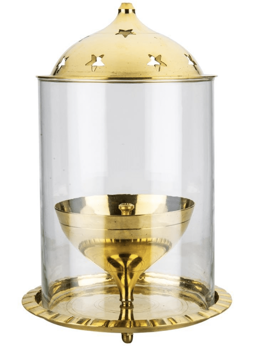 பித்தளை விளக்கு நடுத்தரம்