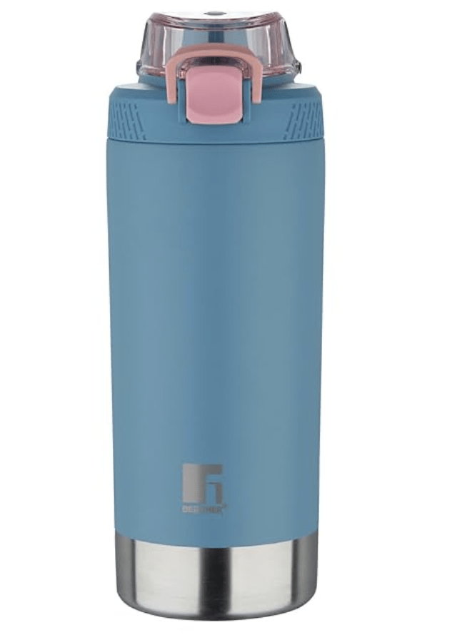 Bergner Walking 720 ml Thermo Steel Bottle/Flask, Hot/Cold, Vacuum Insulated