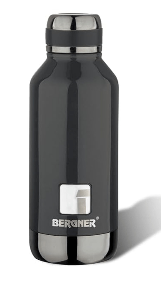 Bergner Walking 500/750/1000 ml Thermo Steel Bottle/Flask, Hot/Cold, Vacuum Insulated