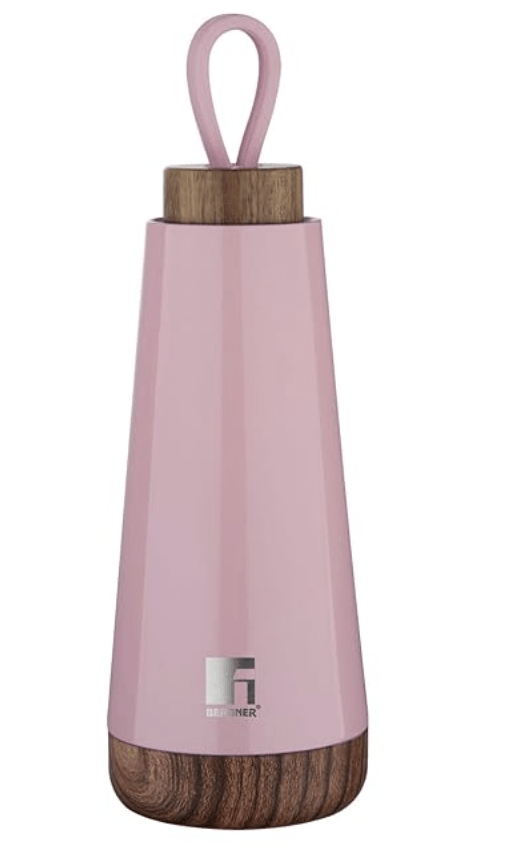 Bergner Walking 370/500 ml Thermo Steel Bottle/Flask, Hot/Cold, Vacuum Insulated