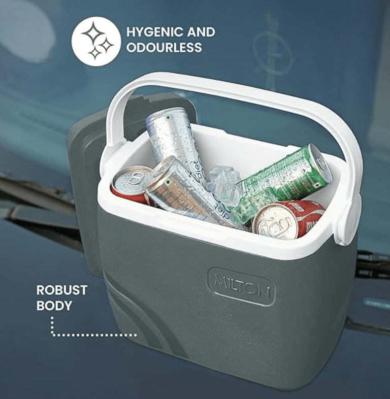 Milton Super Chill 8 Insulated Ice Pail 7.4 litres, Dark Green, Ice Box, Ice Storage Bucket, Food Box Fresh Food and Beverage Storage, Medical Purpose Storage