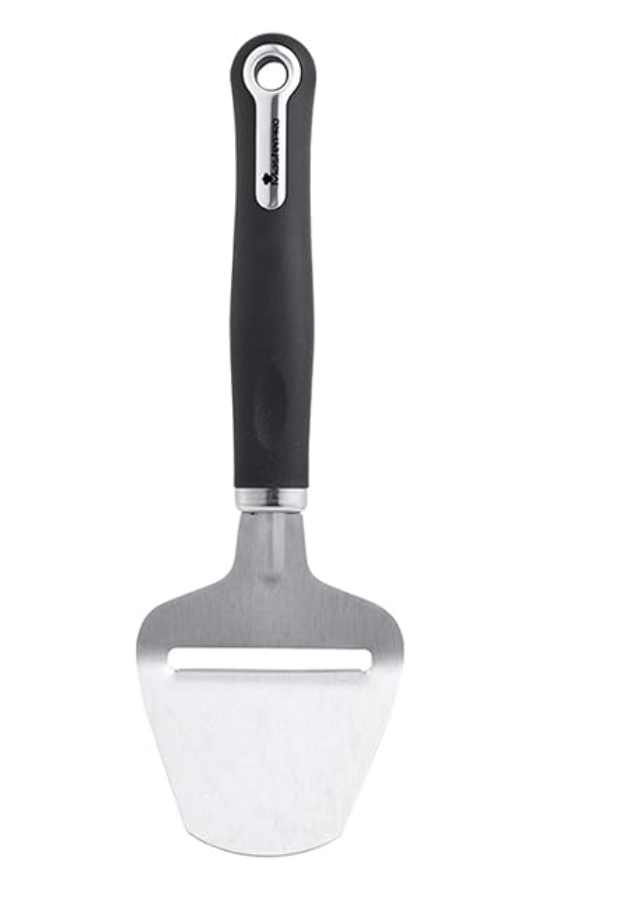 बर्गनर मास्टर प्रो स्टेनलेस स्टील चीज़ स्लाइसर कटर किचन के लिए, तेज़ धार वाला (काला)