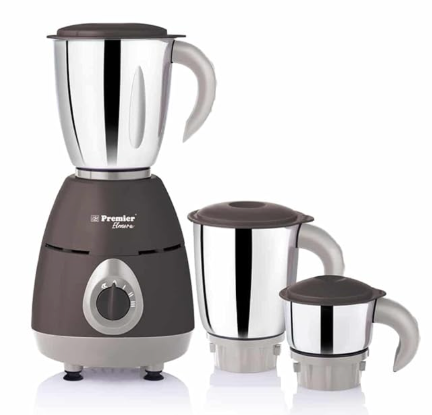 Premier Elenora Mixer Grinder 550 Watts - MG5132 - Dark Brown