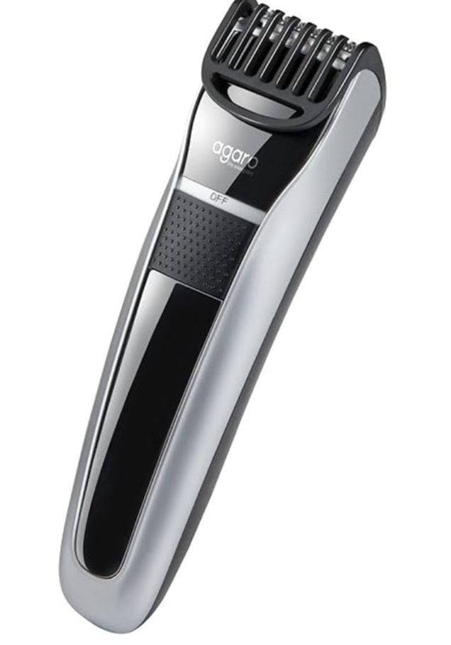 AGARO MT 5001 Beard Trimmer for Men, 50min Run Time, USB Charging, Fast Charge, Rechargeable Battery