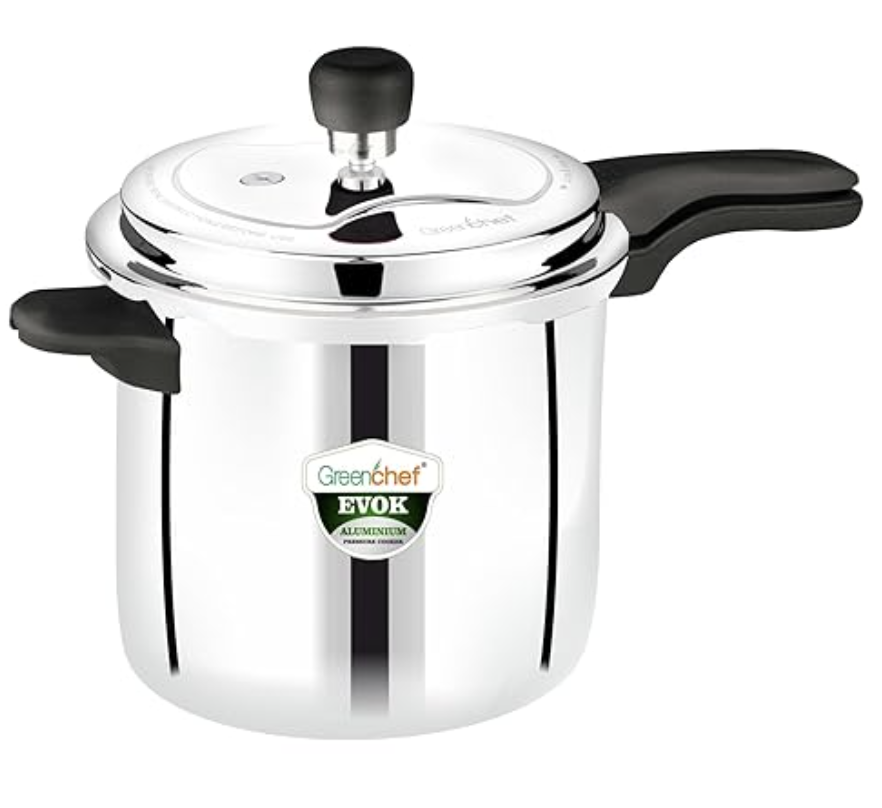கிரீன்செஃப் எவோக் 10 எல் இண்டக்ஷன் பேஸ் பிரஷர் குக்கர் (அலுமினியம்)