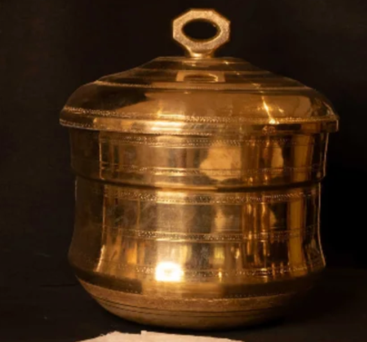 பாரம்பரிய இட்லி பத்ரம் (இட்லி குக்கர்-இட்லி தயாரிப்பாளர்-ஸ்டீமர்) - பாலிஷ் செய்யப்பட்டது