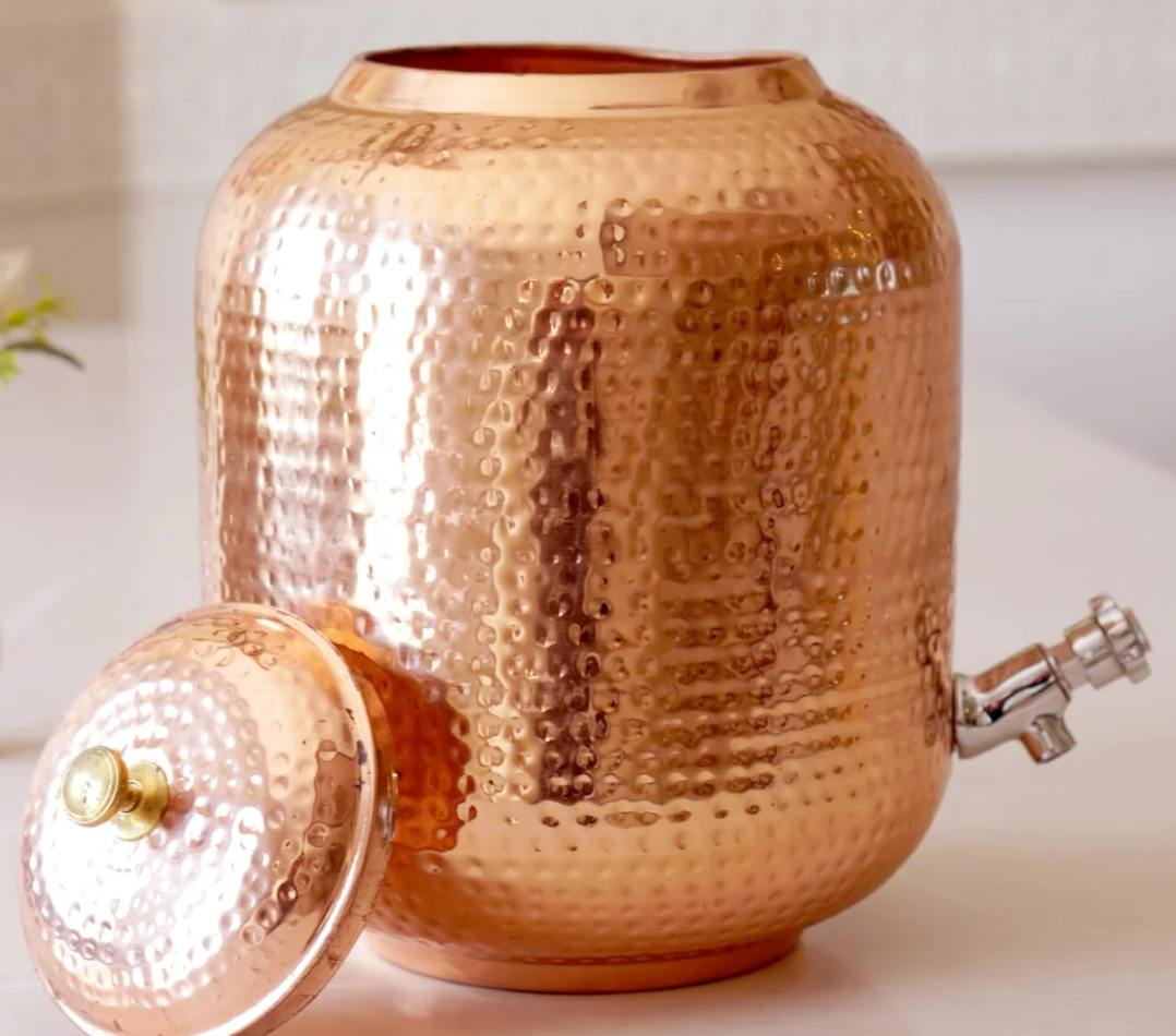 Copper Water Dispenser | Elegant Pure Copper Hydration Solution | VelanStore