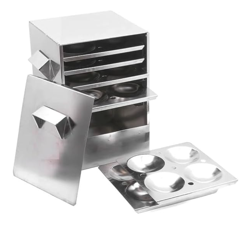 Stainless Steel Traditional Idly Box | Idly Steamer Set For Home Kitchen