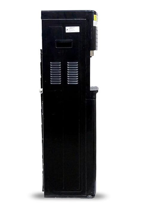 ब्लू स्टार BL1HPCGA बॉटम लोडिंग वाटर डिस्पेंसर | 3 नल, गर्म, ठंडा और सामान्य तापमान का पानी, एलईडी डिस्प्ले, चाइल्ड लॉक (काला)