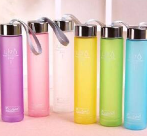 Portable Water Bottle Unbreakable Bicycle Sports Travel Camping Plastic Water Bottle ( pack of 1)