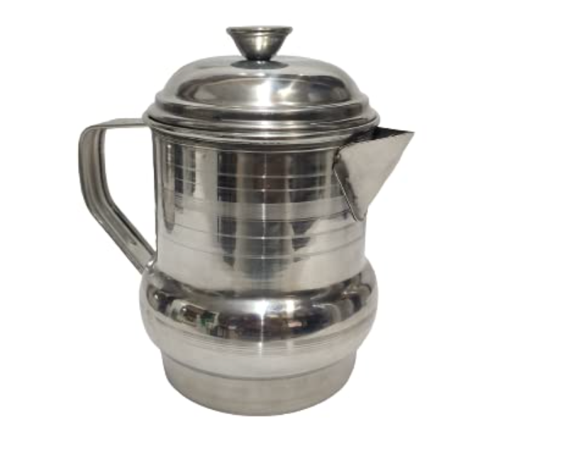 Velan Store Stainless Steel Oil, Ghee, Milk, Chocolate Syrup Dispenser-500 ml (Silver)
