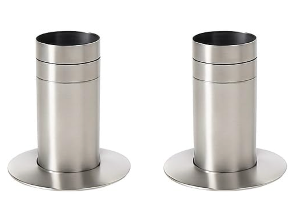 Velan Store Stainless Steel Delux Tooth Pick Holder- Set of 2