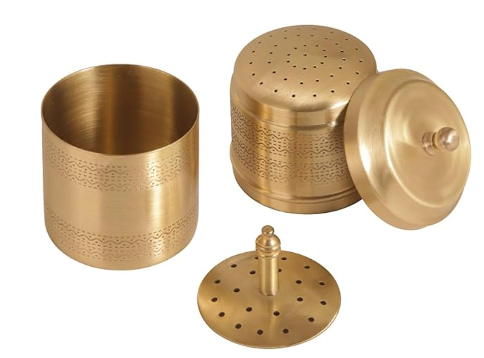 Brass Coffee Filter | Traditional Handmade Brass Coffee Strainer | VelanStore