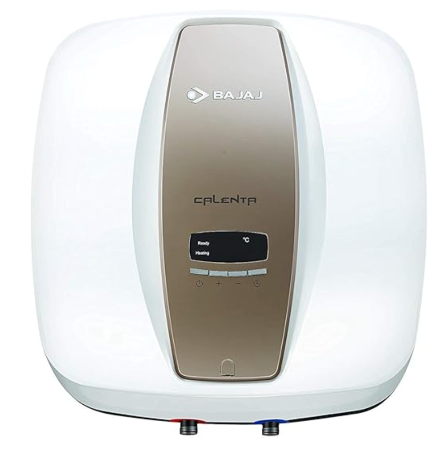 BAJAJ Calenta Digi 15 Litre 5 Star Vertical Storage Geyser with Titanium Armour Technology (White)