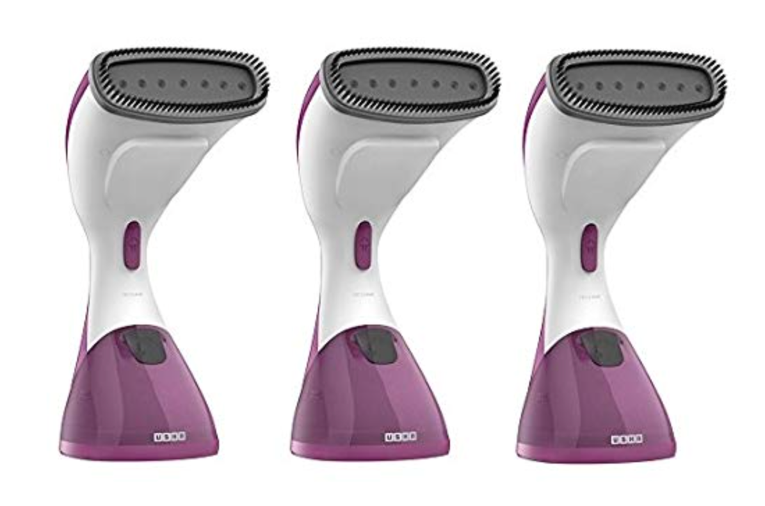 உஷா டெக்னே டைரக்ட் 1000-வாட் ஆடை நீராவி (ஊதா/வெள்ளை) 3 பேக்