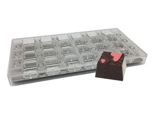 Chocolate Transfer Sheet Mold Polycarbonate Chocolate Mold DIY Handmade Chocolate Magnetic Chocolate Mold Candy Mould Flower