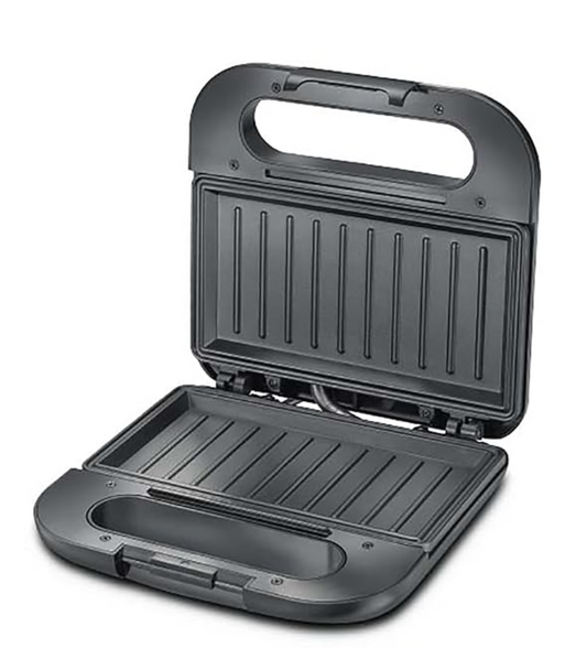 Prestige PGDP 02 750 W Sandwich Toaster with Fixed & Deep Sandwich Grill Plates(Black, Non-Stick Coated)