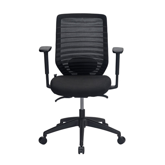 Nilkamal Trenton Mid Back Office Chair (Black)