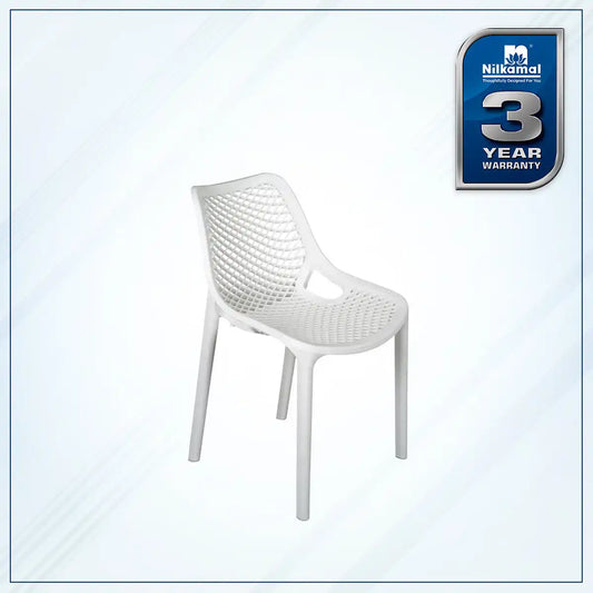 Nilkamal Vento Chair (Milky White)