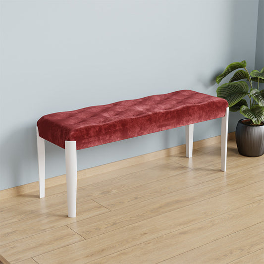 Nilkamal Vera Multi Use Medium Sitting Bench for Living Room | Dining Room (White)