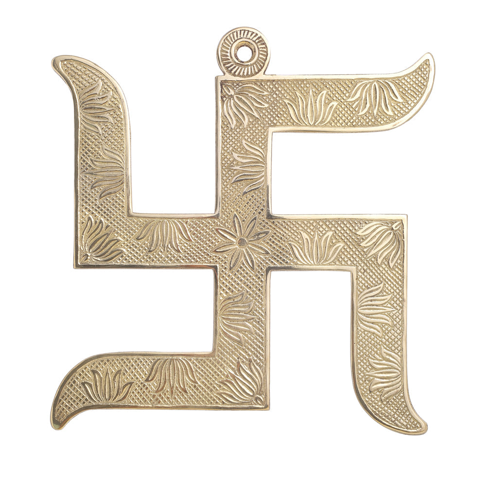 Brass Swastik Wall Hanging