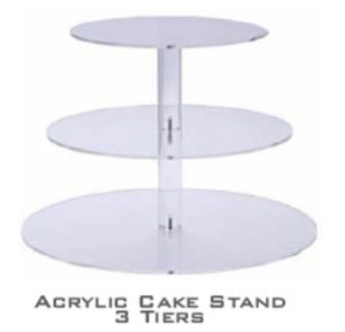 3 Tier Cake Stand Acrylic
