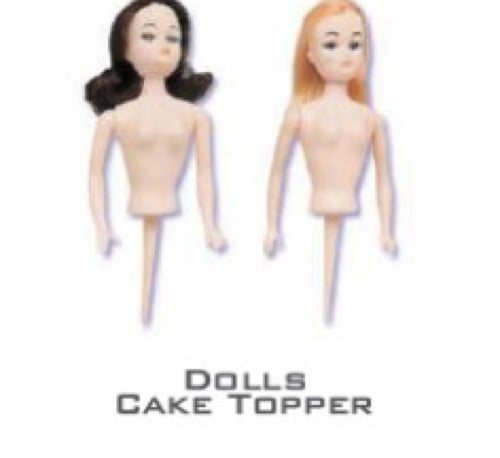 Dolls Cake Topper set of 2