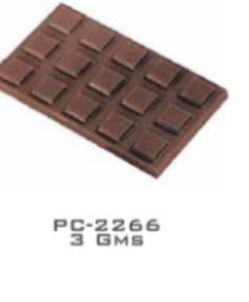 Fat Daddio's 20-Piece Bars Candy Molds, Poly
