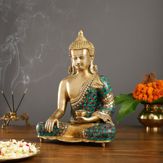 Beautiful Buddha Statue in Abhaya Mudra 16 inch